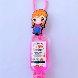 Instant Hand Sanitizer with Silicon Cartoon Character Clip (3)(2)(1)