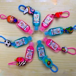 Instant Hand Sanitizer with Silicon Cartoon Character Clip(1)